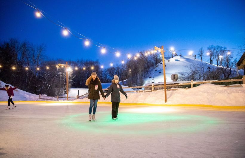 Iceskating & Sledding Fun winter activities at Grand Geneva Resort